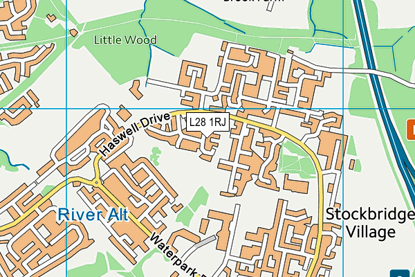 L28 1RJ map - OS VectorMap District (Ordnance Survey)