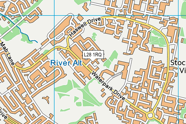 L28 1RQ map - OS VectorMap District (Ordnance Survey)