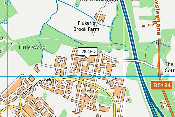 L28 4EQ map - OS VectorMap District (Ordnance Survey)