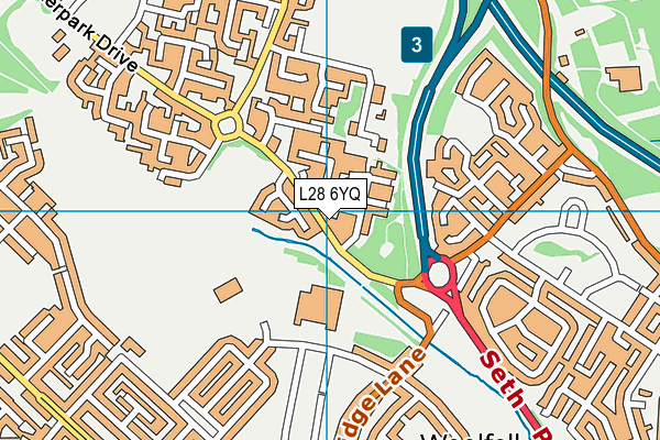 L28 6YQ map - OS VectorMap District (Ordnance Survey)