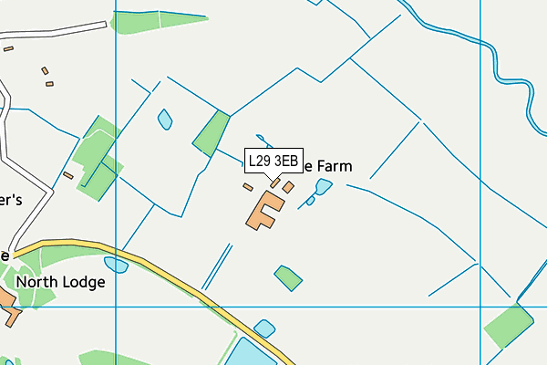 L29 3EB map - OS VectorMap District (Ordnance Survey)