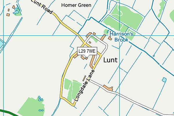 L29 7WE map - OS VectorMap District (Ordnance Survey)