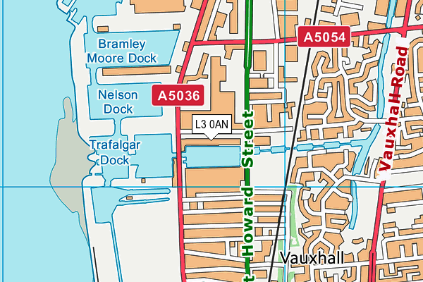 L3 0AN map - OS VectorMap District (Ordnance Survey)