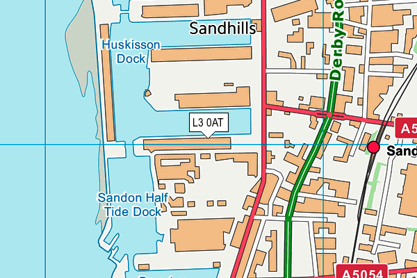 L3 0AT map - OS VectorMap District (Ordnance Survey)