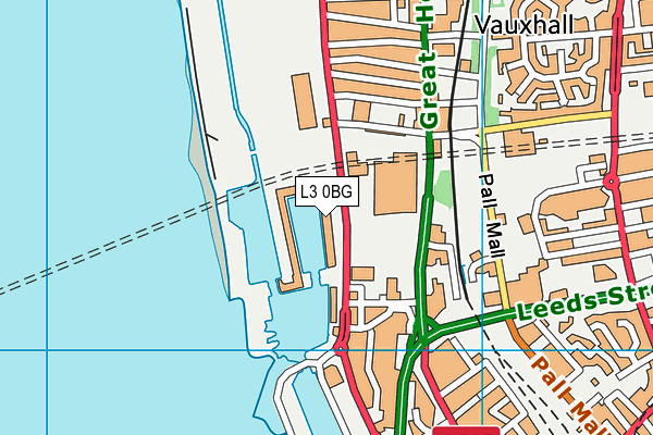 L3 0BG map - OS VectorMap District (Ordnance Survey)