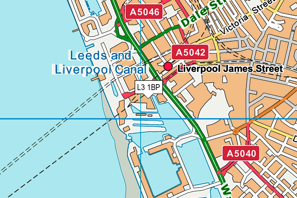 L3 1BP map - OS VectorMap District (Ordnance Survey)