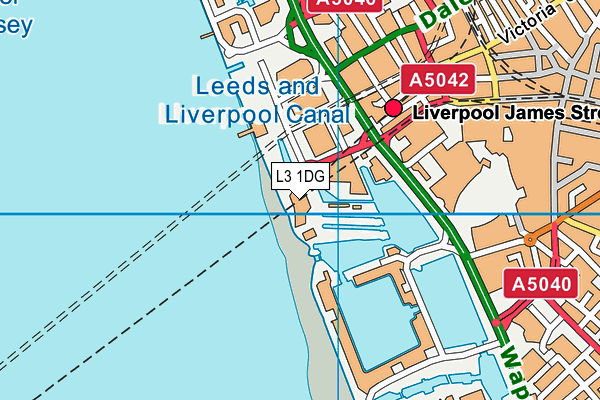 L3 1DG map - OS VectorMap District (Ordnance Survey)