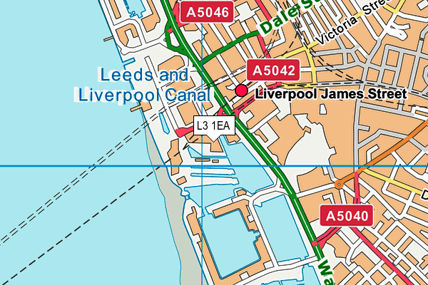 L3 1EA map - OS VectorMap District (Ordnance Survey)