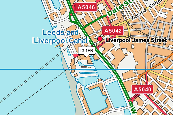L3 1ER map - OS VectorMap District (Ordnance Survey)