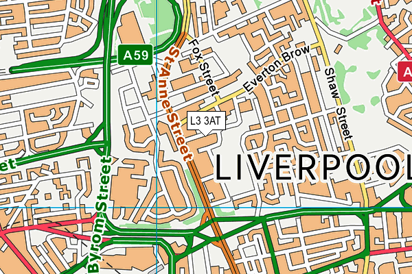 L3 3AT map - OS VectorMap District (Ordnance Survey)