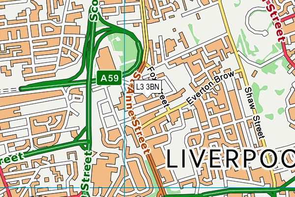 L3 3BN map - OS VectorMap District (Ordnance Survey)