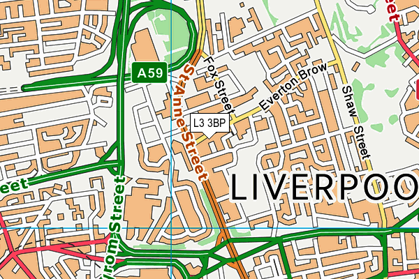 L3 3BP map - OS VectorMap District (Ordnance Survey)