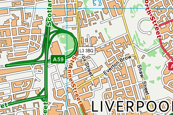 L3 3BQ map - OS VectorMap District (Ordnance Survey)