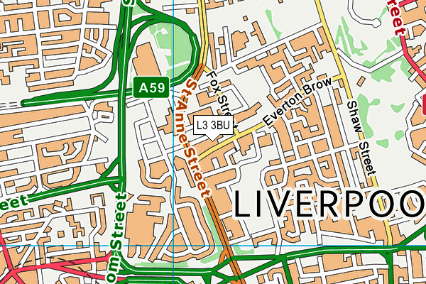 L3 3BU map - OS VectorMap District (Ordnance Survey)