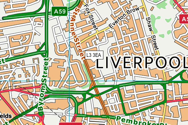 L3 3EA map - OS VectorMap District (Ordnance Survey)
