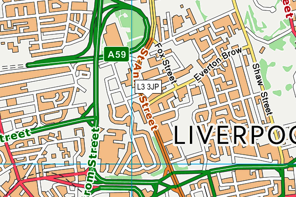 L3 3JP map - OS VectorMap District (Ordnance Survey)