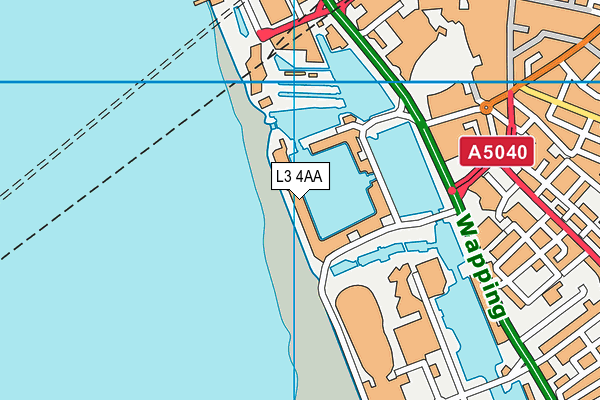 L3 4AA map - OS VectorMap District (Ordnance Survey)