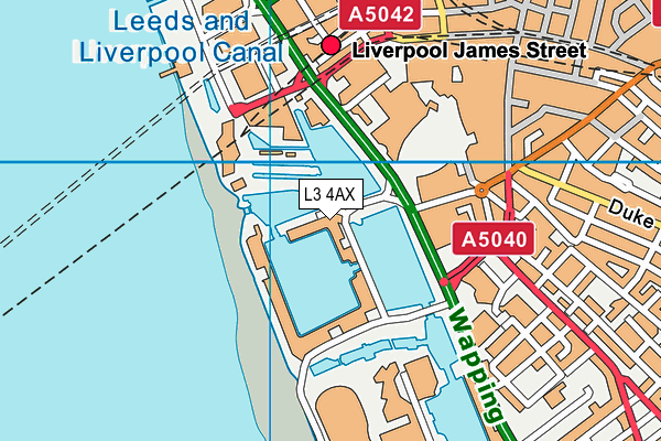 L3 4AX map - OS VectorMap District (Ordnance Survey)