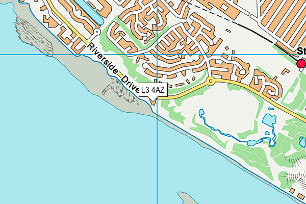 L3 4AZ map - OS VectorMap District (Ordnance Survey)