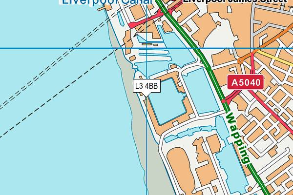L3 4BB map - OS VectorMap District (Ordnance Survey)