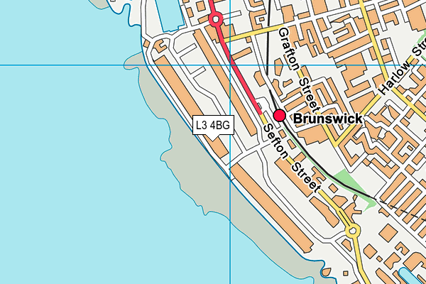 L3 4BG map - OS VectorMap District (Ordnance Survey)