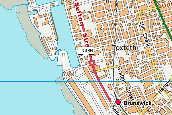 L3 4BN map - OS VectorMap District (Ordnance Survey)