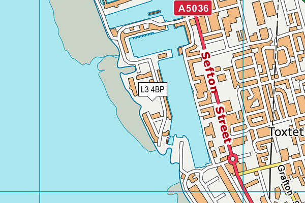 L3 4BP map - OS VectorMap District (Ordnance Survey)