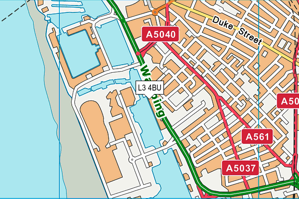 L3 4BU map - OS VectorMap District (Ordnance Survey)