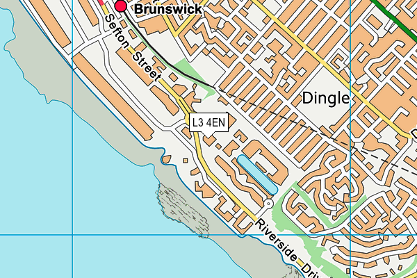 Nuffield Health (Liverpool) map (L3 4EN) - OS VectorMap District (Ordnance Survey)
