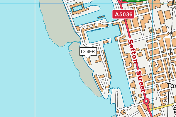 L3 4ER map - OS VectorMap District (Ordnance Survey)