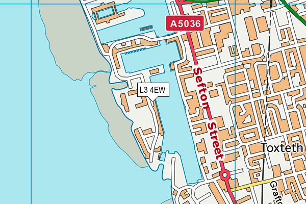 L3 4EW map - OS VectorMap District (Ordnance Survey)