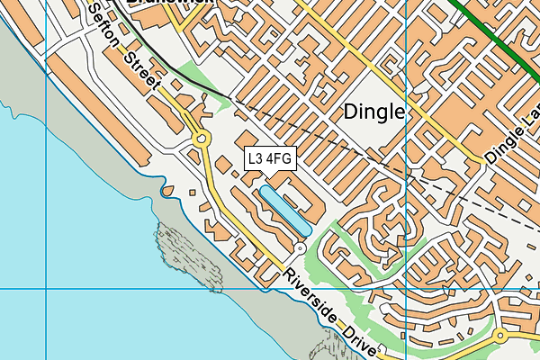 L3 4FG map - OS VectorMap District (Ordnance Survey)