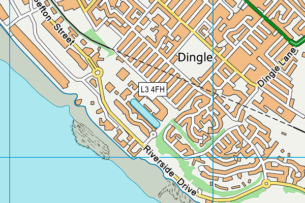 L3 4FH map - OS VectorMap District (Ordnance Survey)