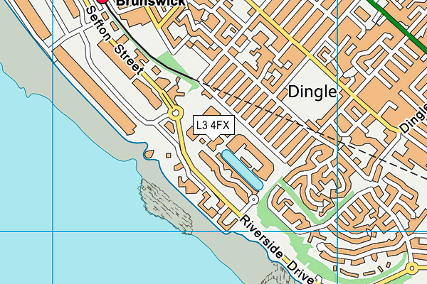 L3 4FX map - OS VectorMap District (Ordnance Survey)