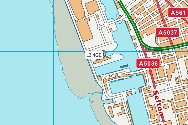L3 4GE map - OS VectorMap District (Ordnance Survey)