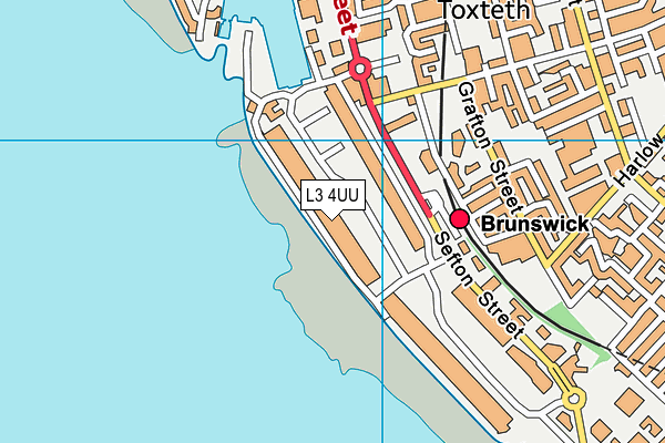 L3 4UU map - OS VectorMap District (Ordnance Survey)