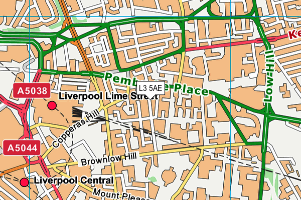 L3 5AE map - OS VectorMap District (Ordnance Survey)