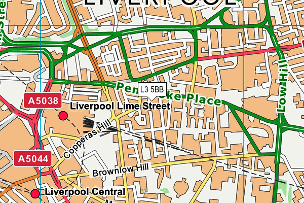 L3 5BB map - OS VectorMap District (Ordnance Survey)