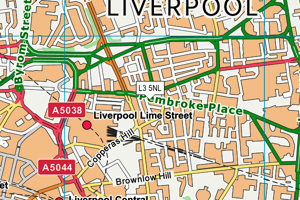 L3 5NL map - OS VectorMap District (Ordnance Survey)