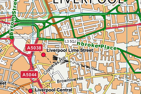 L3 5QJ map - OS VectorMap District (Ordnance Survey)