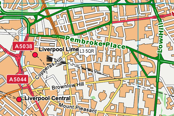 L3 5QR map - OS VectorMap District (Ordnance Survey)