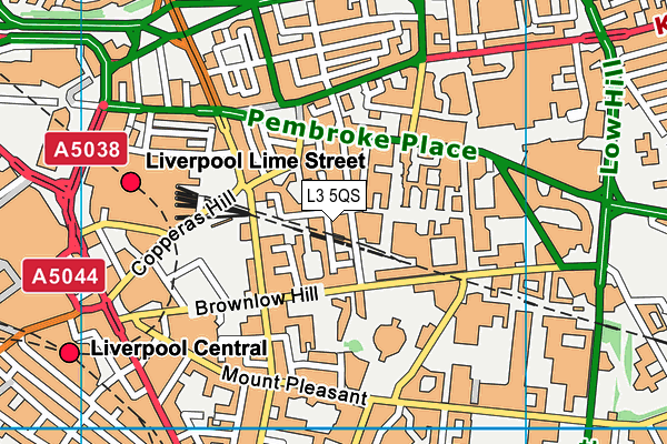 L3 5QS map - OS VectorMap District (Ordnance Survey)