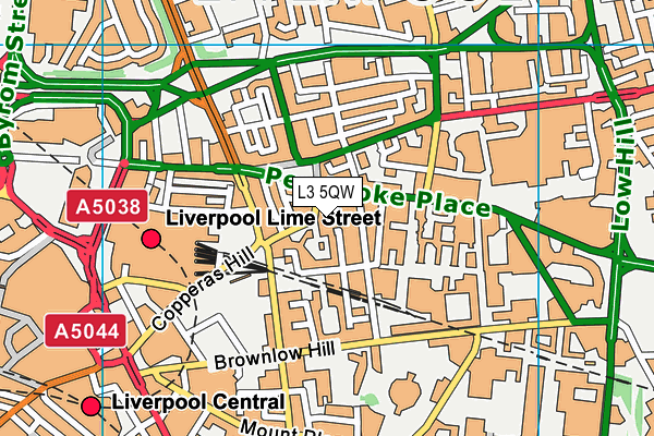 L3 5QW map - OS VectorMap District (Ordnance Survey)