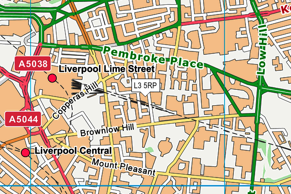 L3 5RP map - OS VectorMap District (Ordnance Survey)