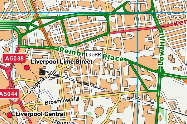 L3 5RR map - OS VectorMap District (Ordnance Survey)