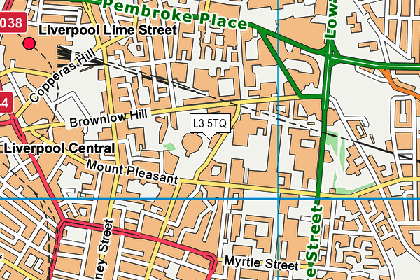 L3 5TQ map - OS VectorMap District (Ordnance Survey)