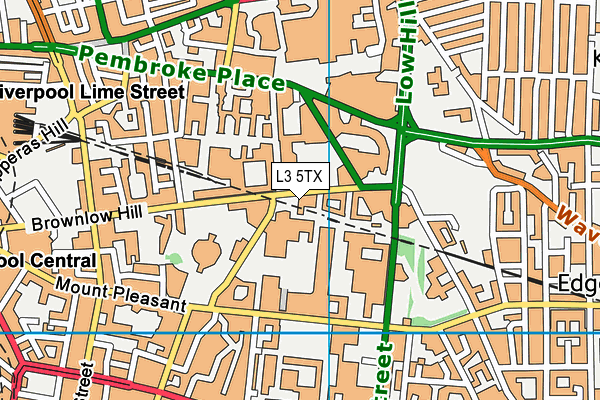 L3 5TX map - OS VectorMap District (Ordnance Survey)