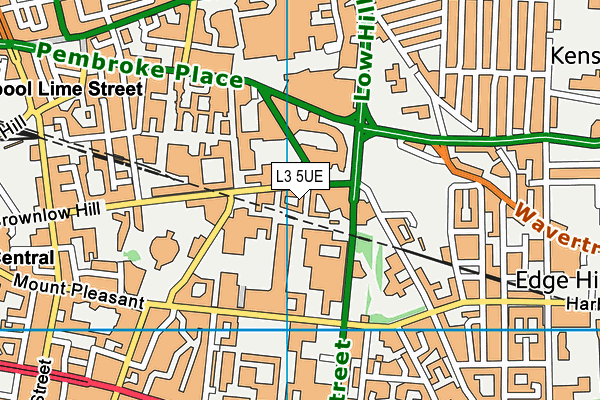 L3 5UE map - OS VectorMap District (Ordnance Survey)