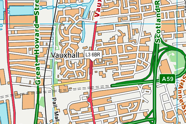 L3 6BR map - OS VectorMap District (Ordnance Survey)