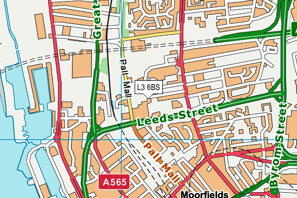 L3 6BS map - OS VectorMap District (Ordnance Survey)